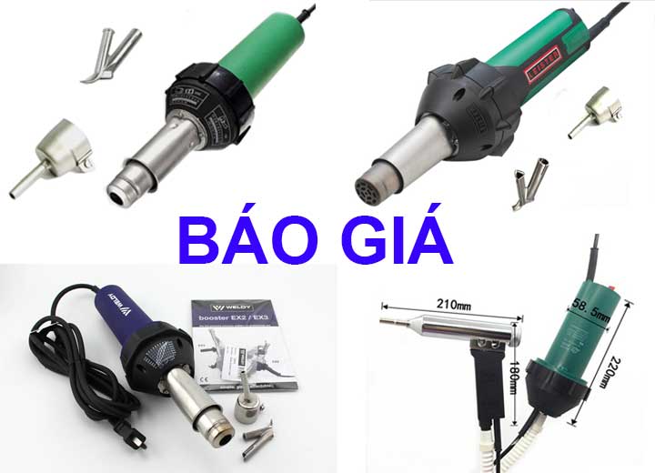 Báo giá máy hàn ống nhựa tấm nhựa, máy hàn sàn nhựa cầm tay