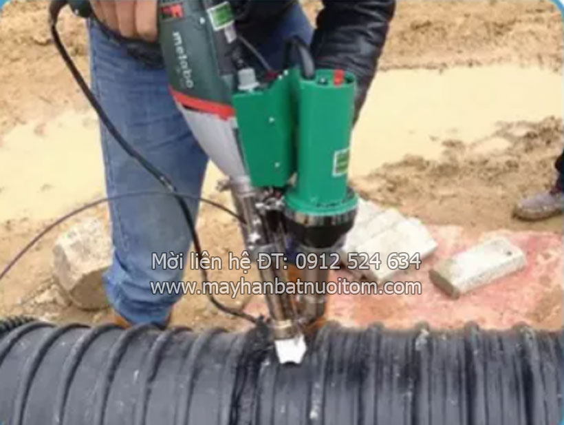 M&aacute;y h&agrave;n đ&ugrave;n ống nhựa HDPE model LST 610A