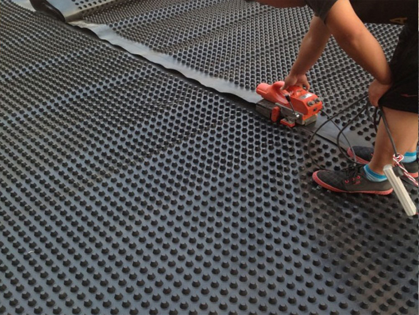 Máy hàn bạt ao nuôi tôm, hàn vải địa kỹ thuật, hàn màng nhựa chống thấm JIT800