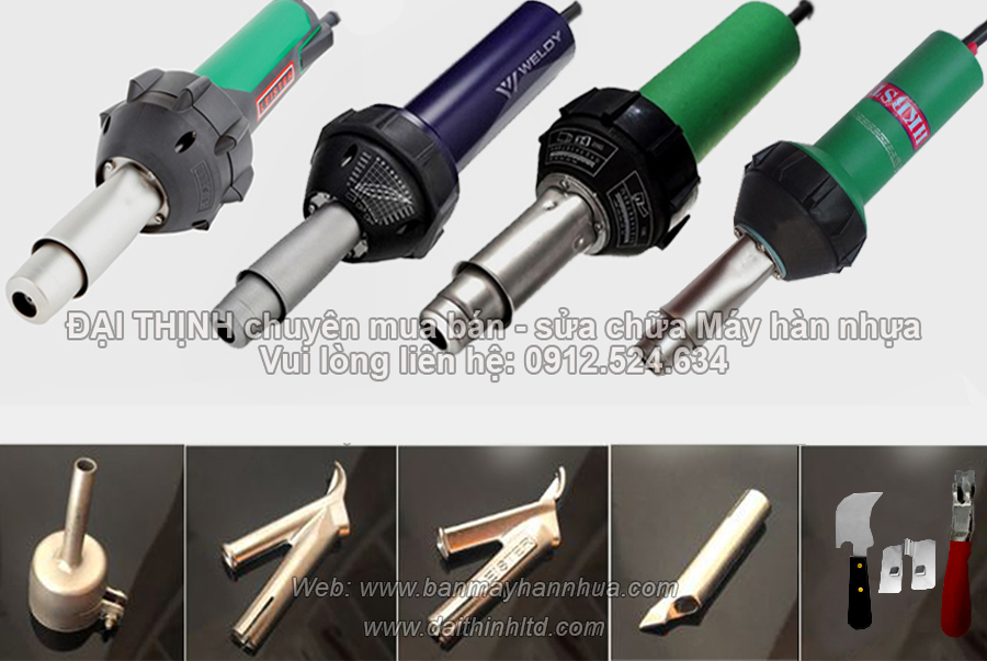 Máy hàn ống nhựa tấm nhựa, bồn bể nhựa PVC/PP/PE/PPR